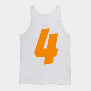 Lando Norris 4 - Driver Number Tank Top